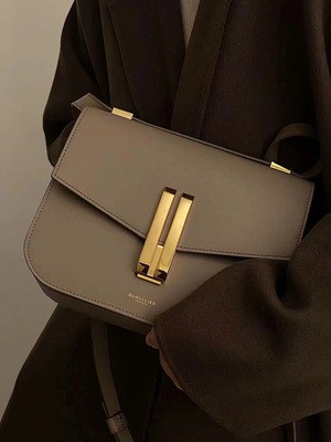 British niche brand new Demellier bag ladies leather shoulder Messenger light luxury tofu bag