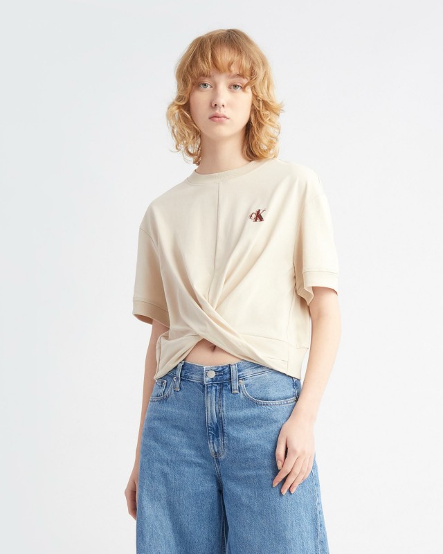 INFINITE COOL Knot Front T-Shirt