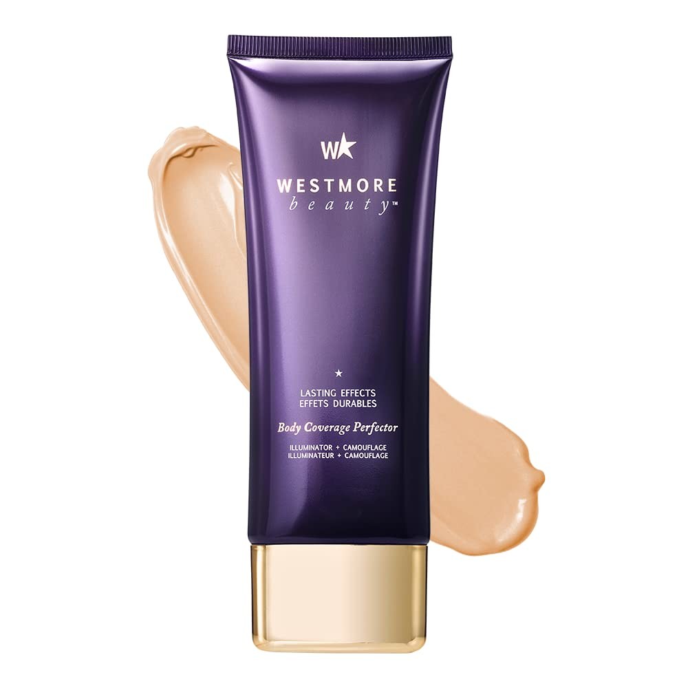 Westmore Beauty Body Coverage Perfector 2.5 Oz/ 74ml (Natural Radiance) - Waterproof Leg And Body Makeup For Tattoo Cover Up And More - The Best Tattoo Cover Up Leg Makeup