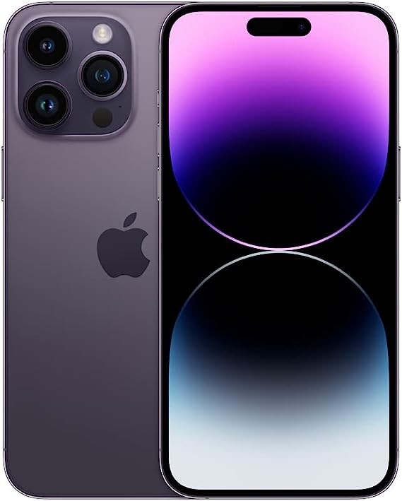 Apple iPhone 14 Pro Max, 256GB, Deep Purple  Gold  Silver dark
